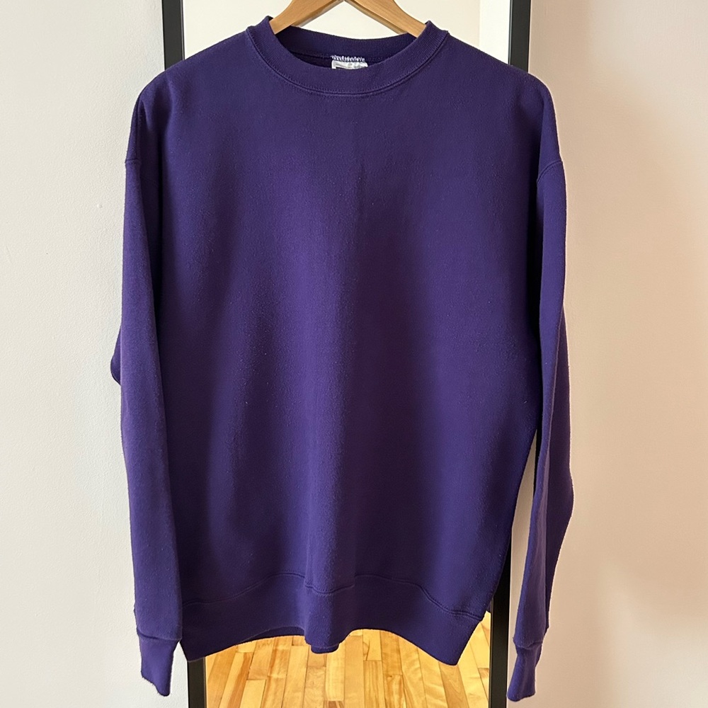 Vintage 90s Tultex blank crewneck sweater jumper Superweight